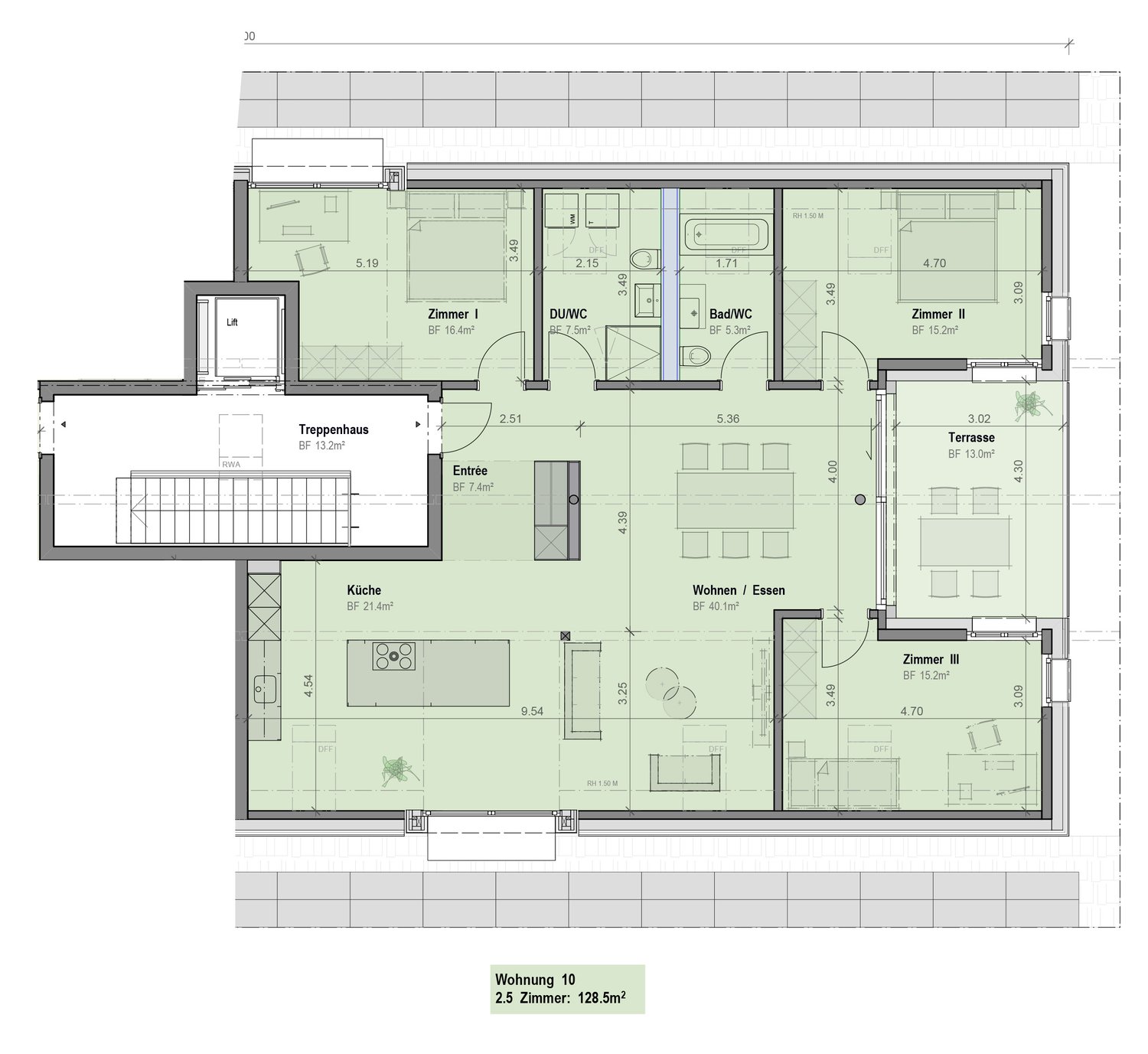 Moderne 4.5-Zimmer-Dachwohnung in Kerzers - Bild 2