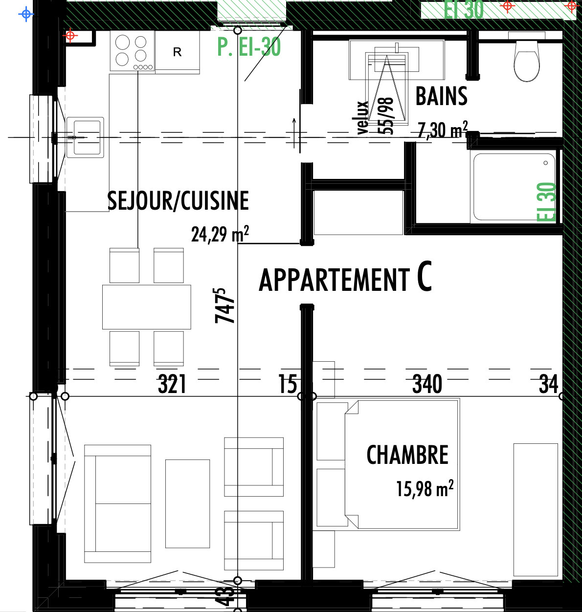Cheyres, à louer, appartement de 2.5 pièces, vue lac de Neuchâtel ! - Bild 6