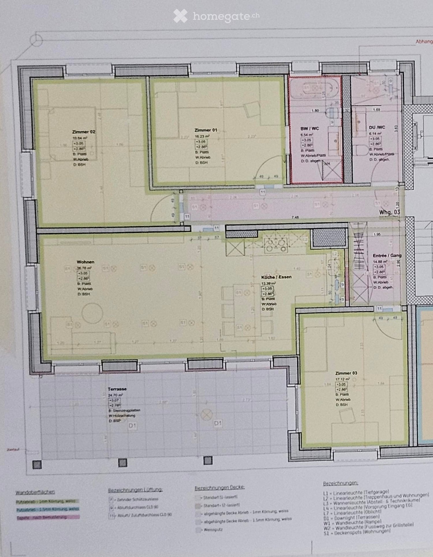 4.5-Zimmer Minergie-P Neubauwohnung - Bild 4