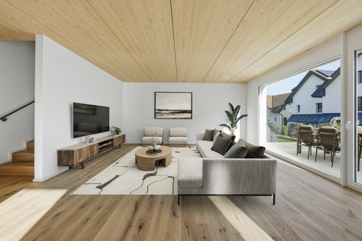 Mietkauf: Heute einziehen, morgen Eigentümer - modernes Doppeleinfamilienhaus in Stein am Rhein - Bild 1