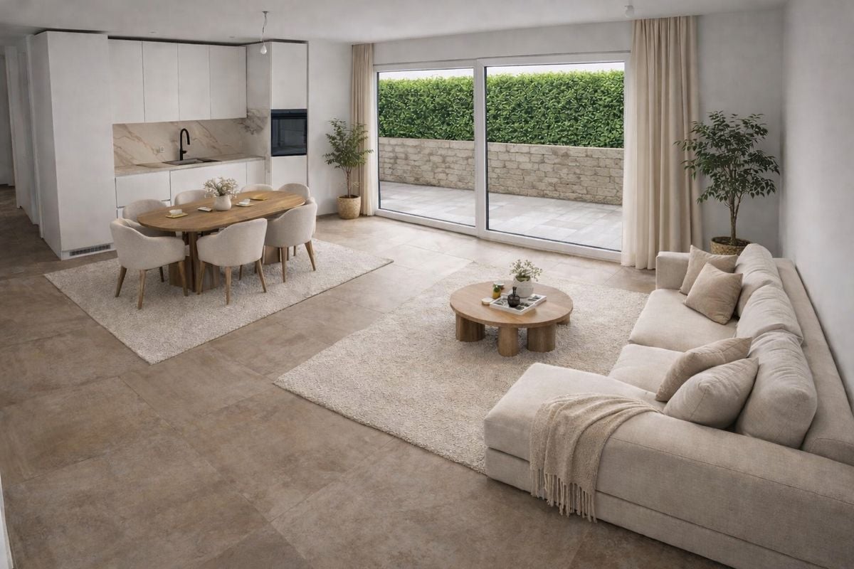 NEUBAU AN TOPLAGE MIT GROSSZÜGIGEM SITZPLATZ (40 M²) SOWIE EIGENER WASCHKÜCHE UND KELLER (17,4 M²). DIE WOHNUNG KANN AUF WUNSCH AUCH MÖBLIERT GEMIETET WERDEN. - Bild 2