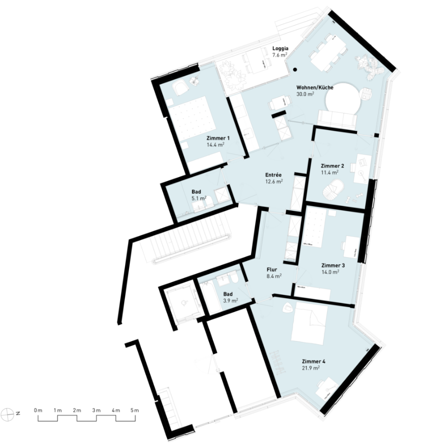 Erstvermietung Neubau: 5.5-Zimmerwohnung im Wohnpark Buchholzstrasse - Bild 8