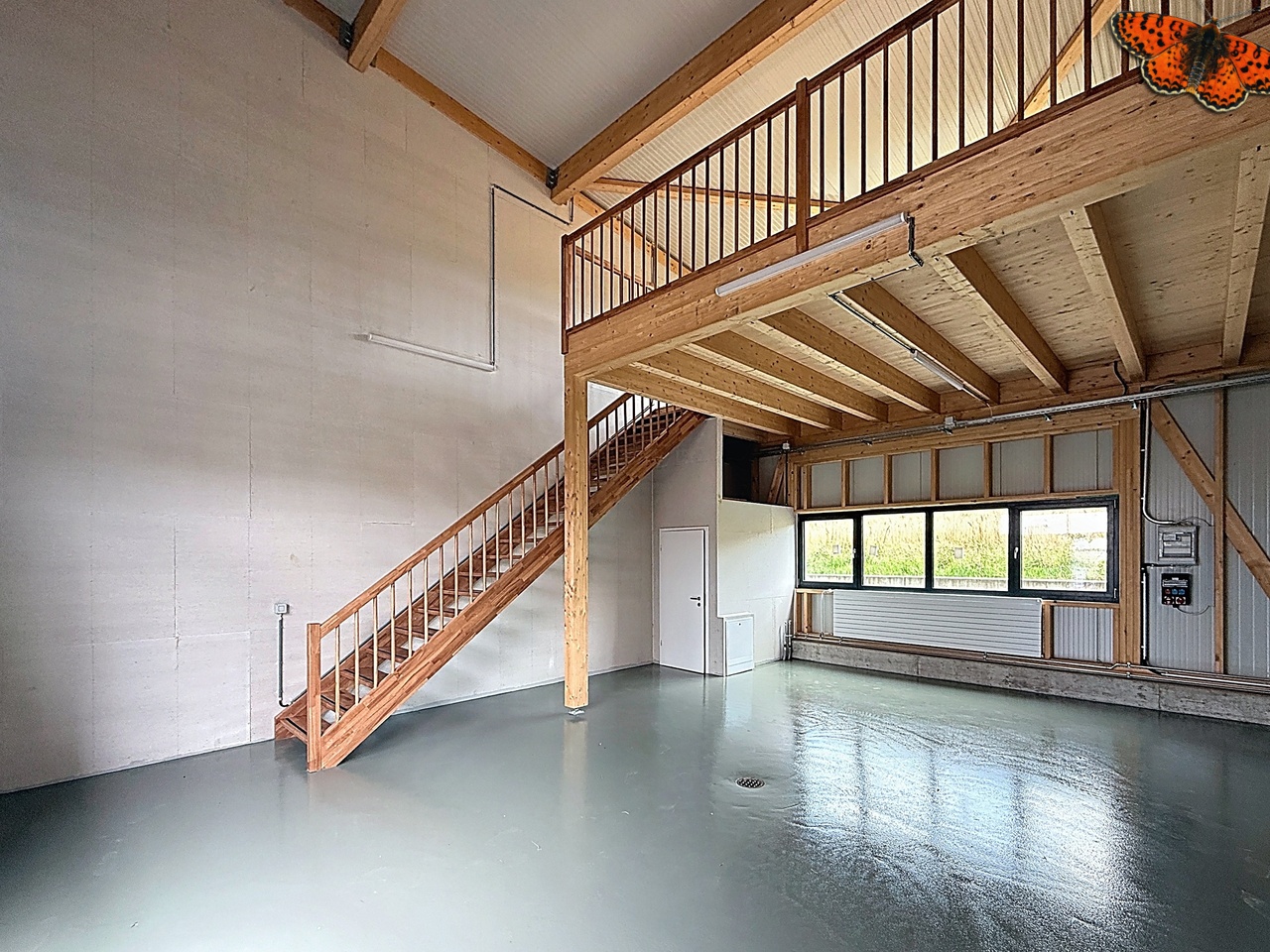 Lager mit Büro - Espace stockage