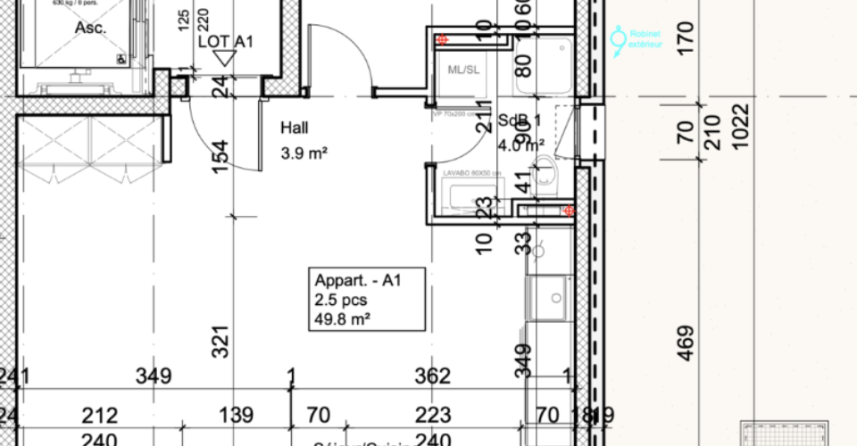 Appartement 2.5 pièces - Appartement 2.5 pièces - image - 5