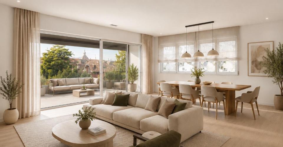 Attique neuf | Deux terrasses | Centre La Tour-de-Peilz - Appartement 4.5 pièces - image - 2