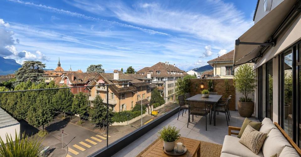Attique neuf | Deux terrasses | Centre La Tour-de-Peilz - Appartement 4.5 pièces - image - 4