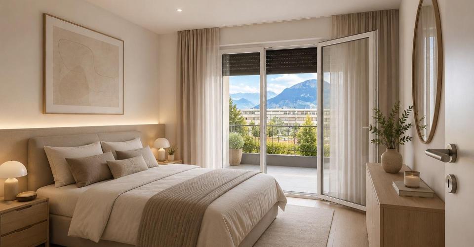 Attique neuf | Deux terrasses | Centre La Tour-de-Peilz - Appartement 4.5 pièces - image - 5
