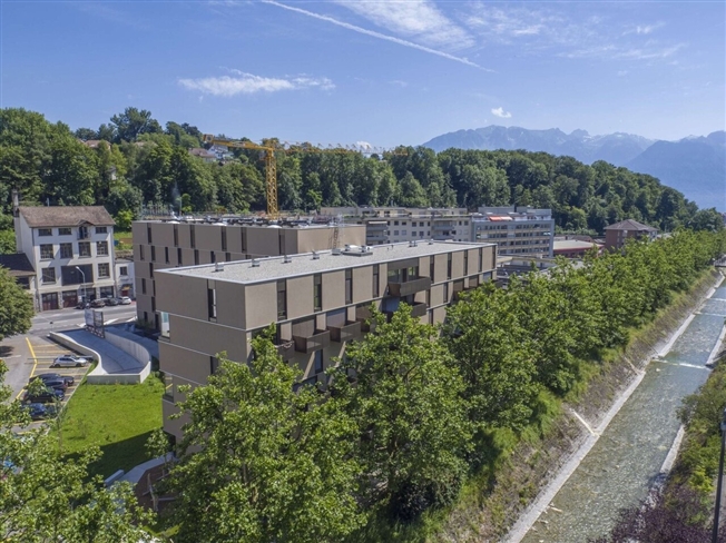 Schönes 2,5-Zimmer-Apartment im 2. Stock von ca. 55,80 m2 in Vevey zu vermieten! - Bild 1