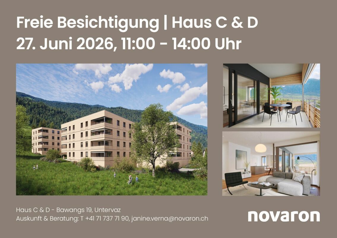 Erstbezug - 3.5 Zimmer-Wohnung - Überbauung Bawangs - Bild 1