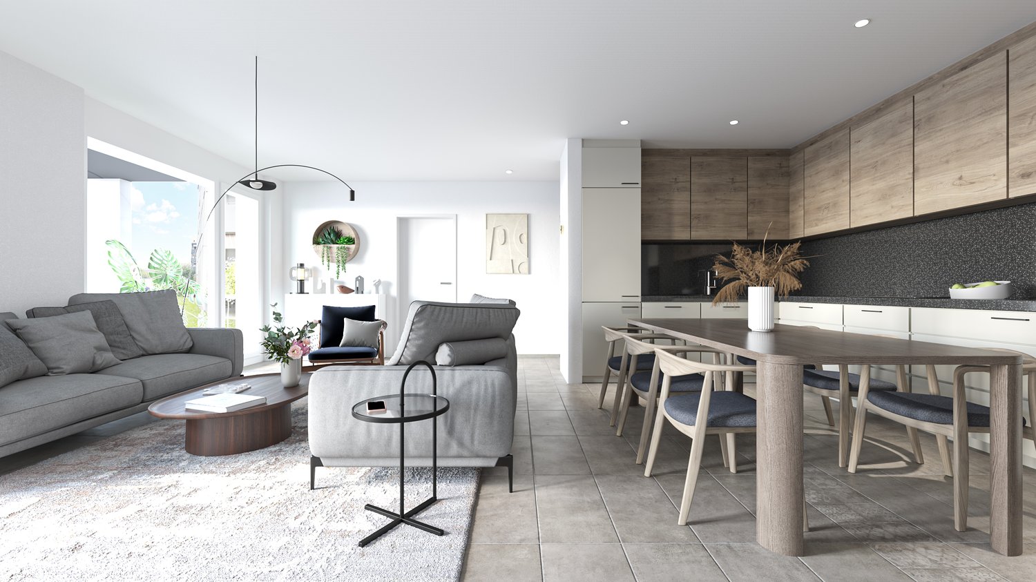 Moderne 1.5-Zimmer-Wohnung in ruhiger Lage Bettwiesen - Bild 2