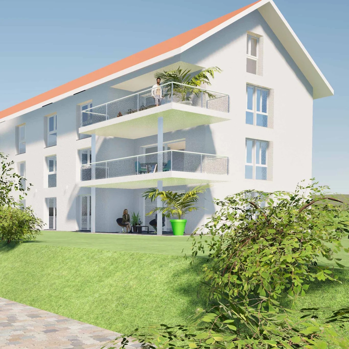 Moderne 4.5 Zimmer-Wohnung 2. Stock an ruhiger Lage in Lommiswil - Erstvermietung - Bild 1