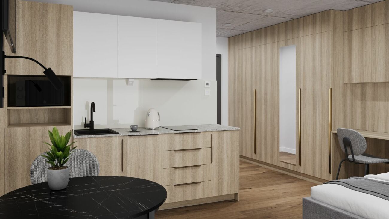 Vollmöbliertes BASIC Apartment - 25 m2 - Bild 9