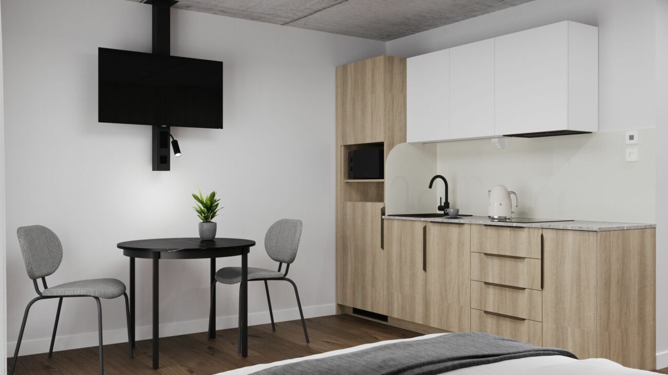 Vollmöbliertes BASIC Apartment - 25 m2 - Bild 10