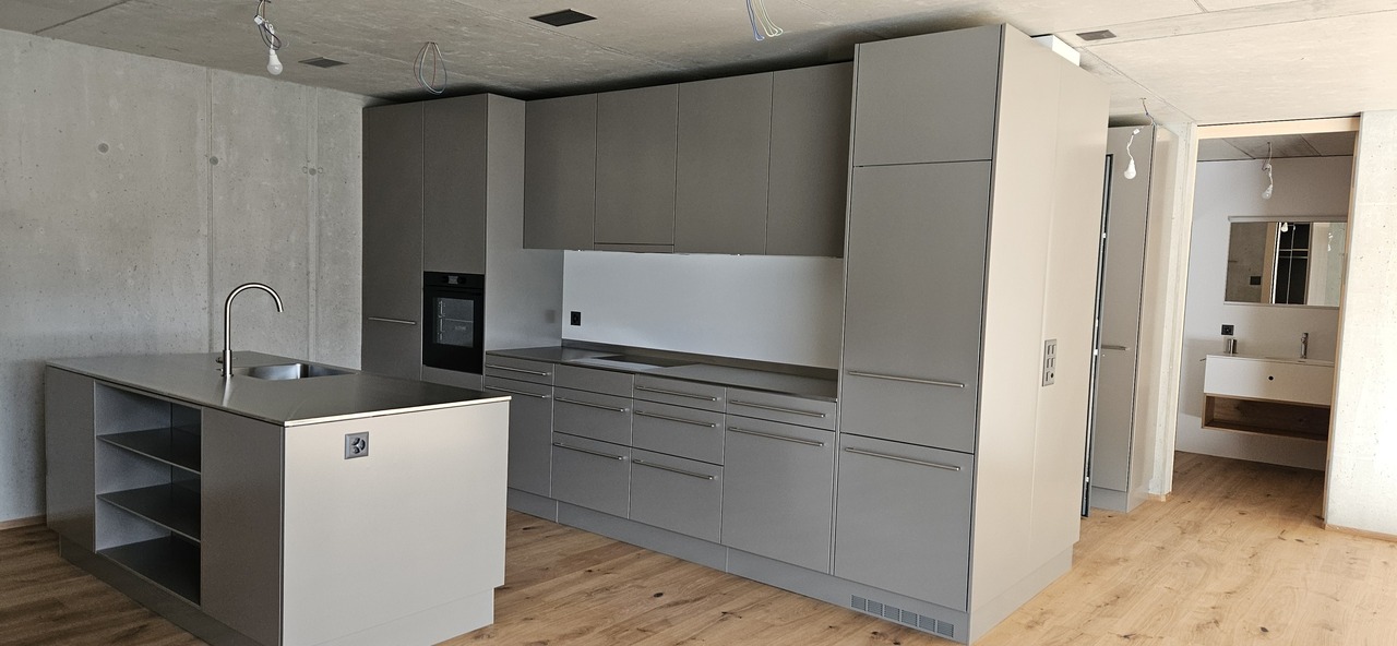 top moderne Wohnungen - Erstbezug Neubau in Steg / VS - Küche