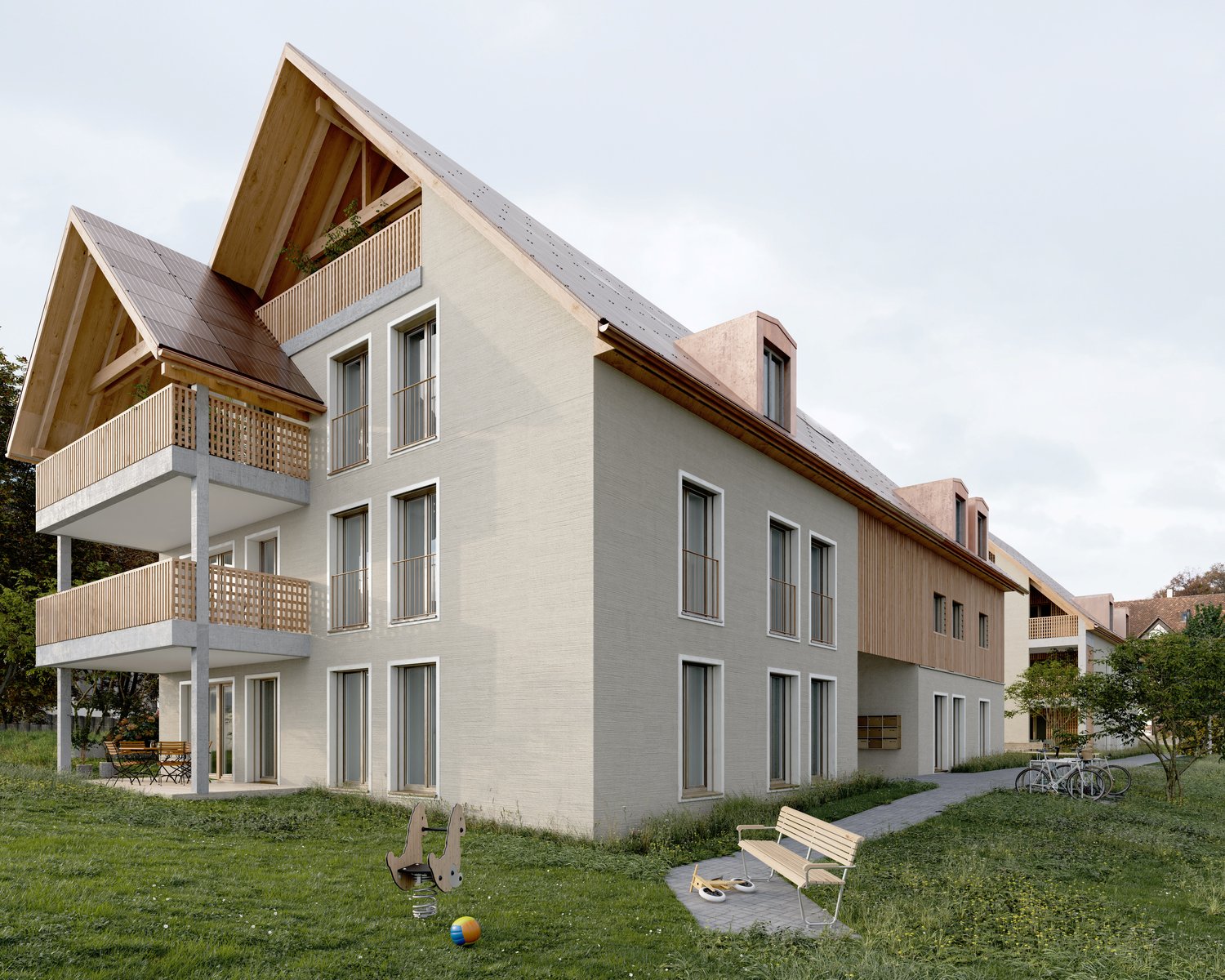 Neubau in Zweidlen. 4.5-Zimmer-Wohnung mit Balkon - Bild 1