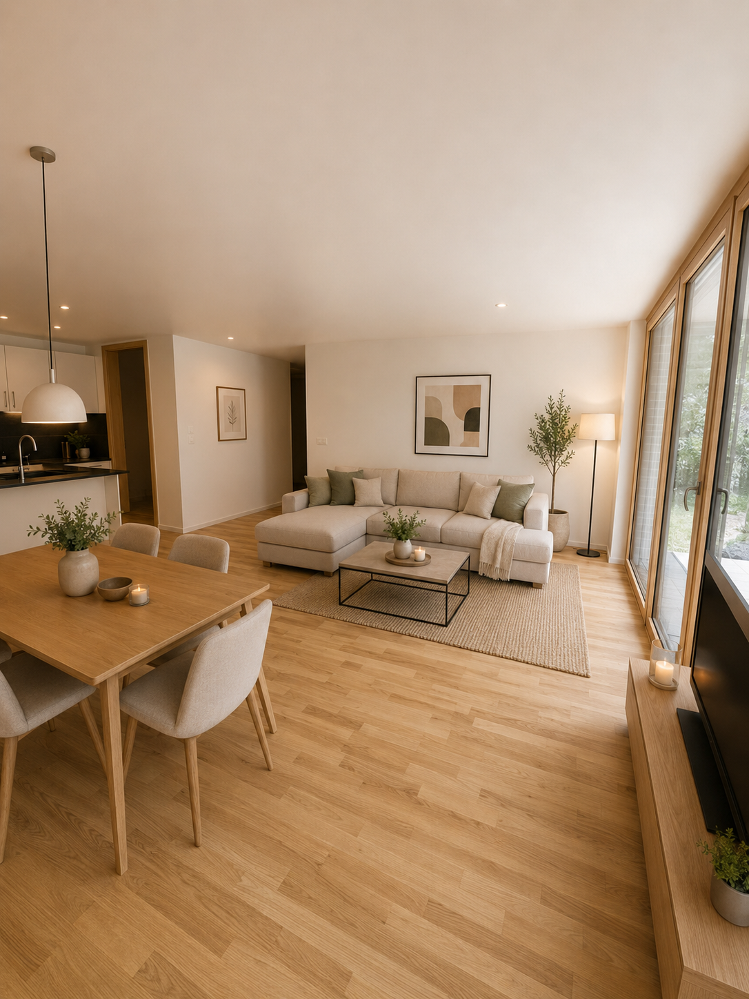 SOMMERAKTION: 1. Mietzins gratis - Moderne 3.5-Zimmerwohnung mit Gartenterrasse - Bild 2