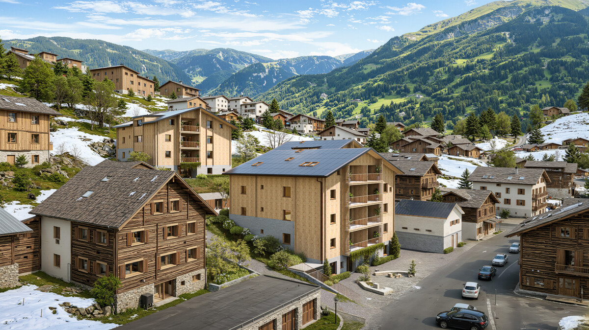 Neubau HASOL in Bürchen mit 1.5- bis 5.5-Zimmer-Mietwohnungen - Bild 2