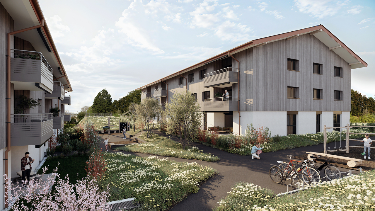 Appartements neufs de 2,5 pièces dans un cadre verdoyant - Bild 1