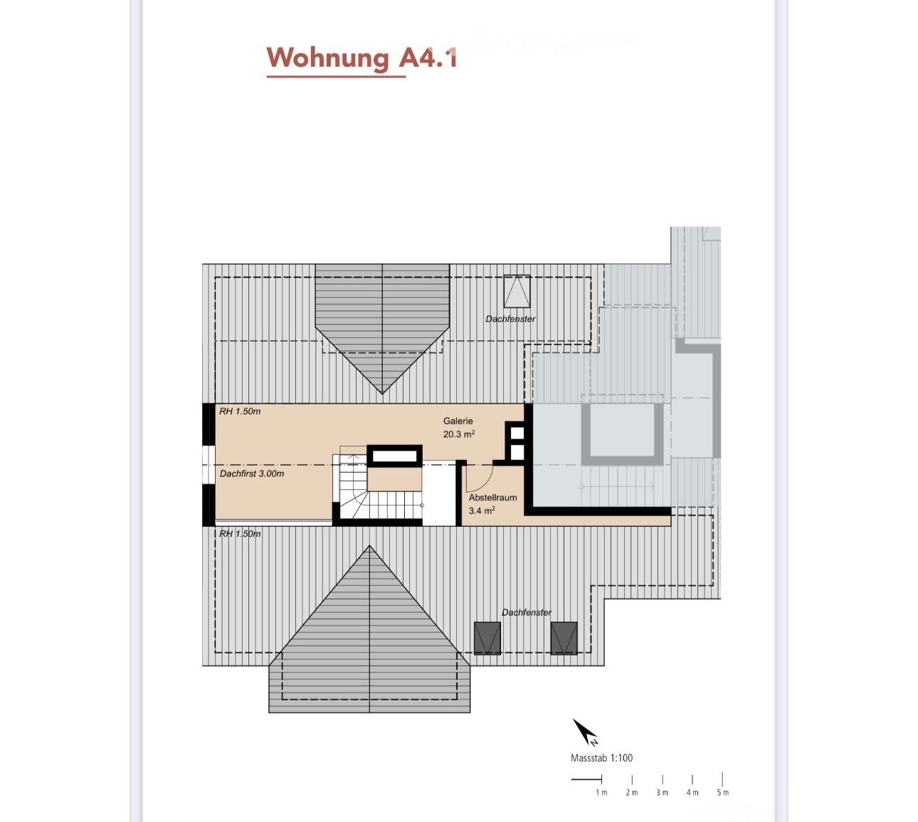 Moderne 5.5-Zimmer-Duplex-Wohnung in Bubikon mit Bergblick - Bild 3