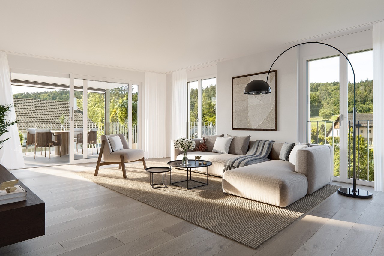 Erste Monatsmiete gratis!  4.5-Zimmerwohnung im Neubau  Verfügbar ab 1. Juni 2026 oder nach Vereinbarung - Bild 1