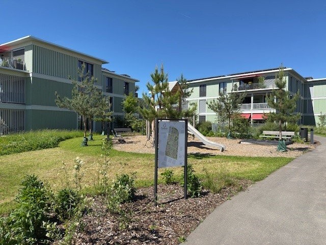 Attraktive 3.5 Zimmer-Wohnung mit grosszügigem Sitzplatz zu vermieten! - Aussenansicht