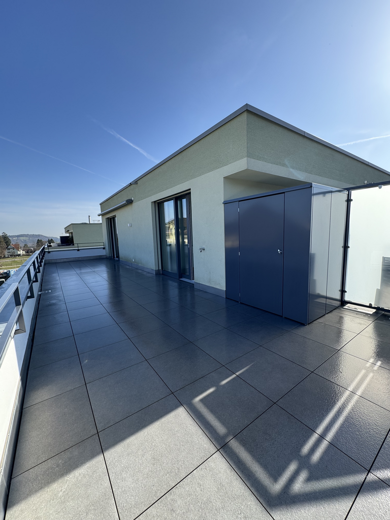 Moderne Wohnung mit grosser Dachterrasse - Dachterrasse