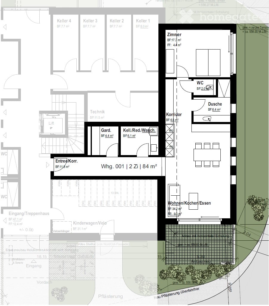 Erstvermietung - grosszügige 2.5-Zimmer-Wohnung sucht Sie - Bild 2