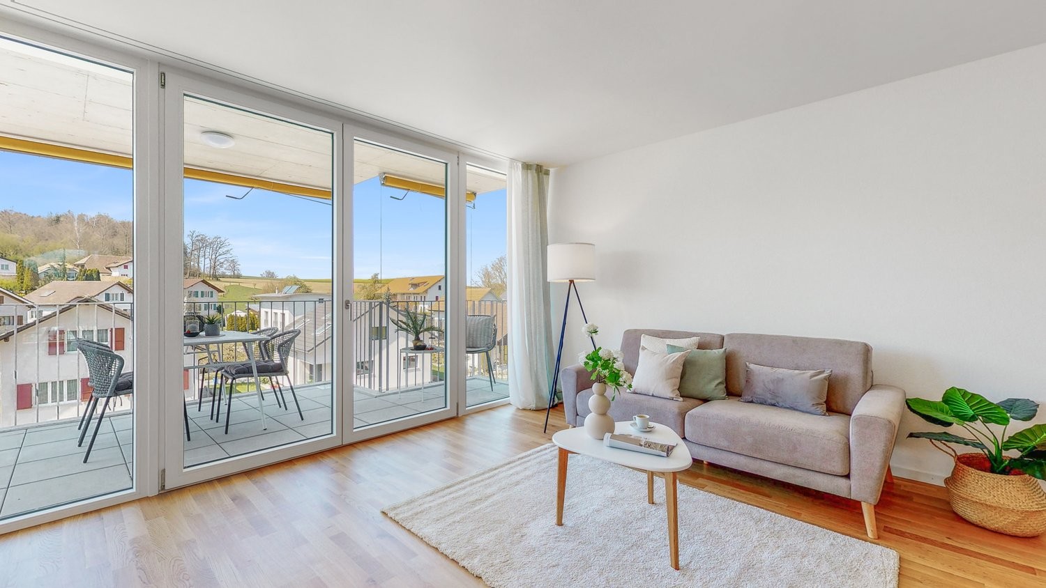 Wohlfühloase in Schmitten 3.5-Zimmerwohnung! - 35-Zimmer-Wohnung-in-Schmitten-Wohnbereich