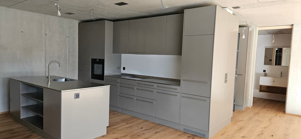 top moderne Wohnungen - Erstbezug Neubau in Steg / VS - Küche