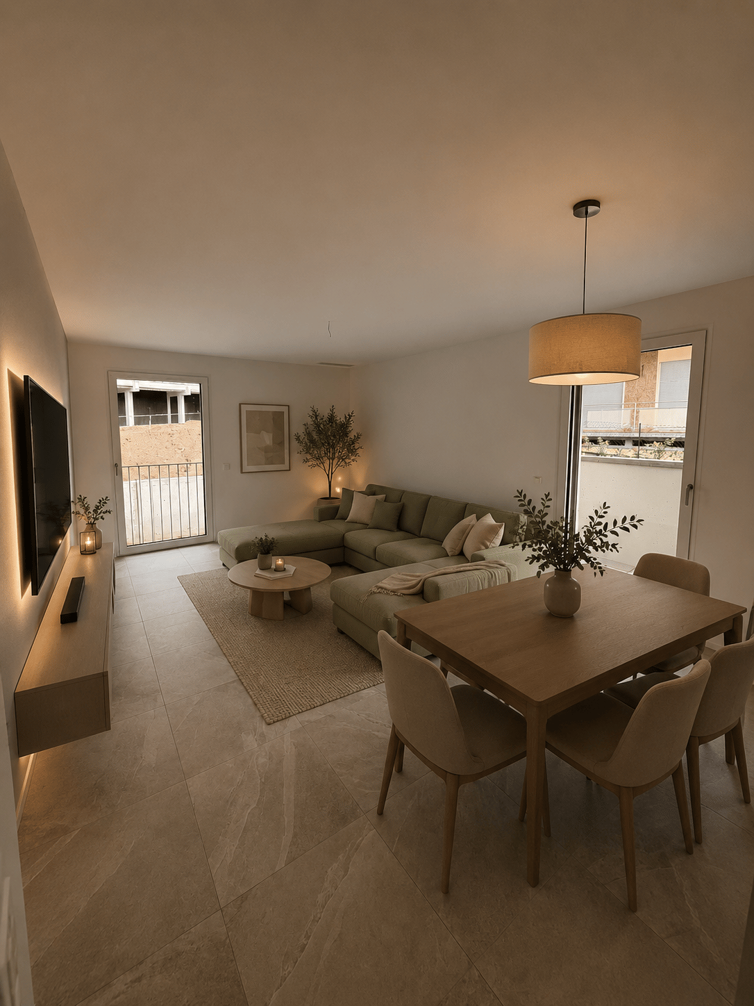 Klimaanlage, modernes 2.5-Zimmer-Appartement in Neubau in Agno - Bild 1