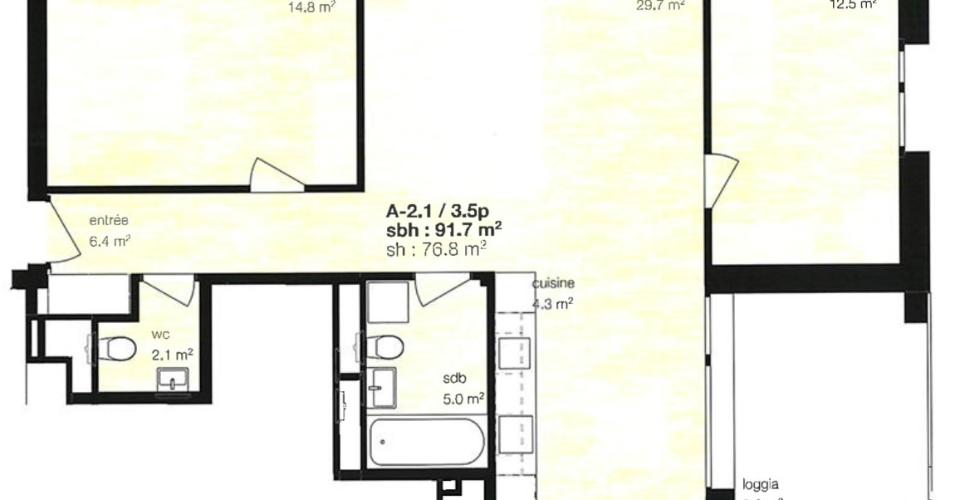 Location à l'année: appartement neuf au coeur du village de Montana - Appartement 3.5 pièces - image - 2
