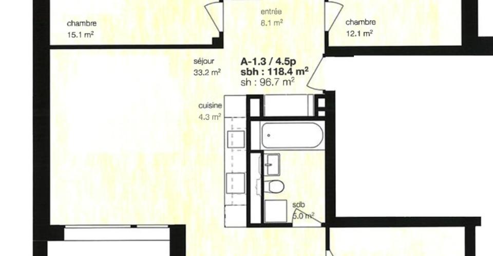 Location à l'année: appartement neuf au coeur du village de Montana - Appartement 4.5 pièces - image - 1