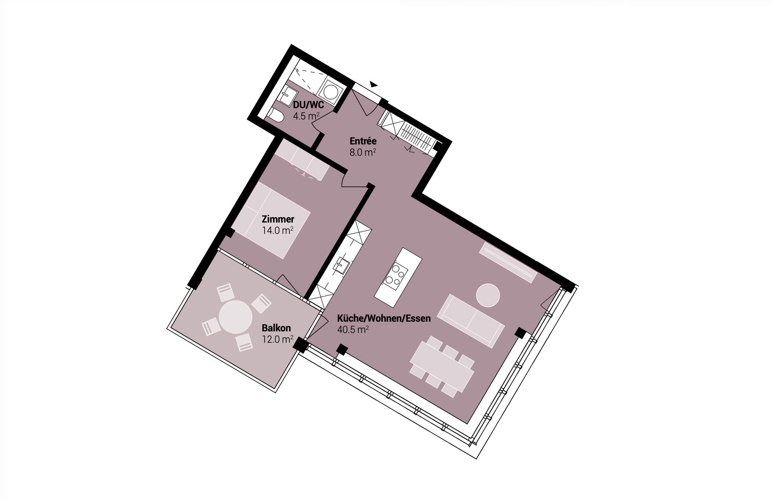 68 m² mit Seesicht 28. Stock Erstvermietung mit Einstellplatz - Bild 3