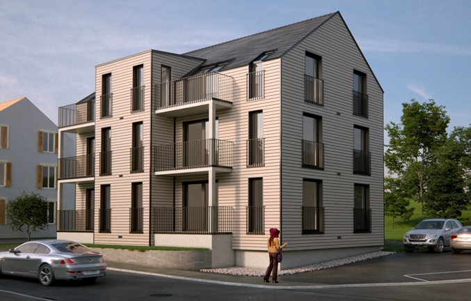 Moderne helle 2.5 Zimmer-Wohnung mit Balkon in Seenähe - Bild 1