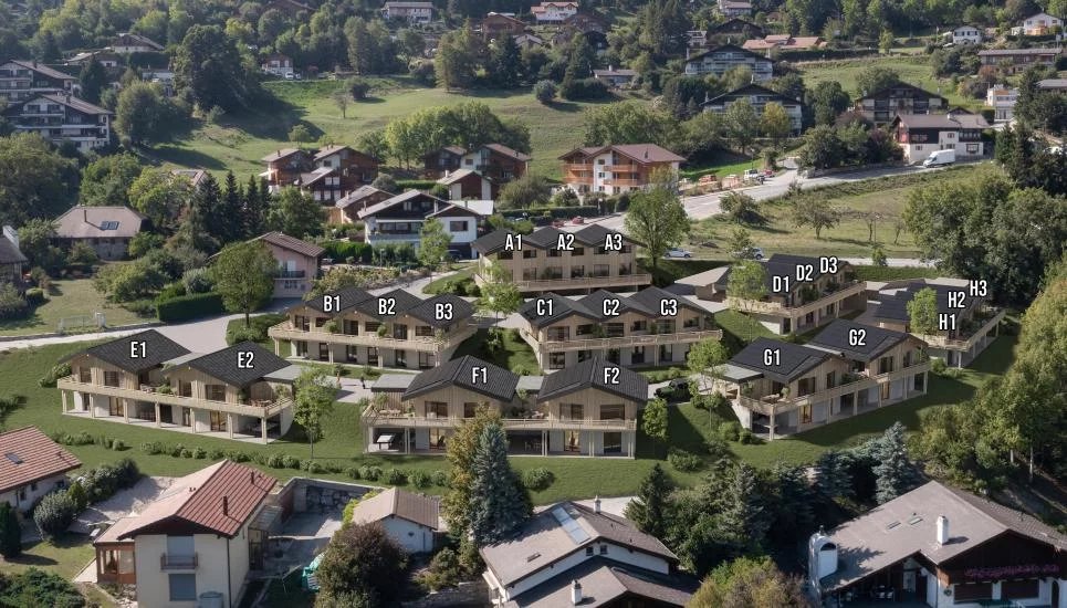 Chalets im modernen Stil in Mollens Promotion Les Martelles - Bild 7