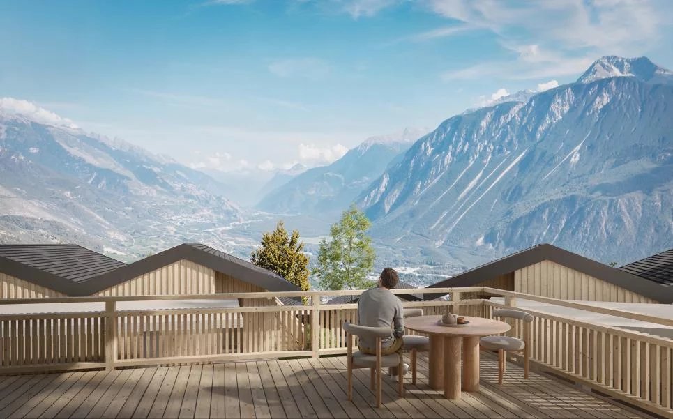 Chalets im modernen Stil in Mollens Promotion Les Martelles - Bild 6