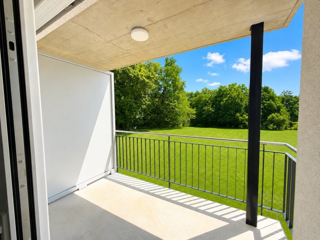 Neue 3,5-Zimmer-Wohnung mit Balkon, Aufzug und außergewöhnlicher Wohnumgebung in Damphreux-Lugnez - Bild 1