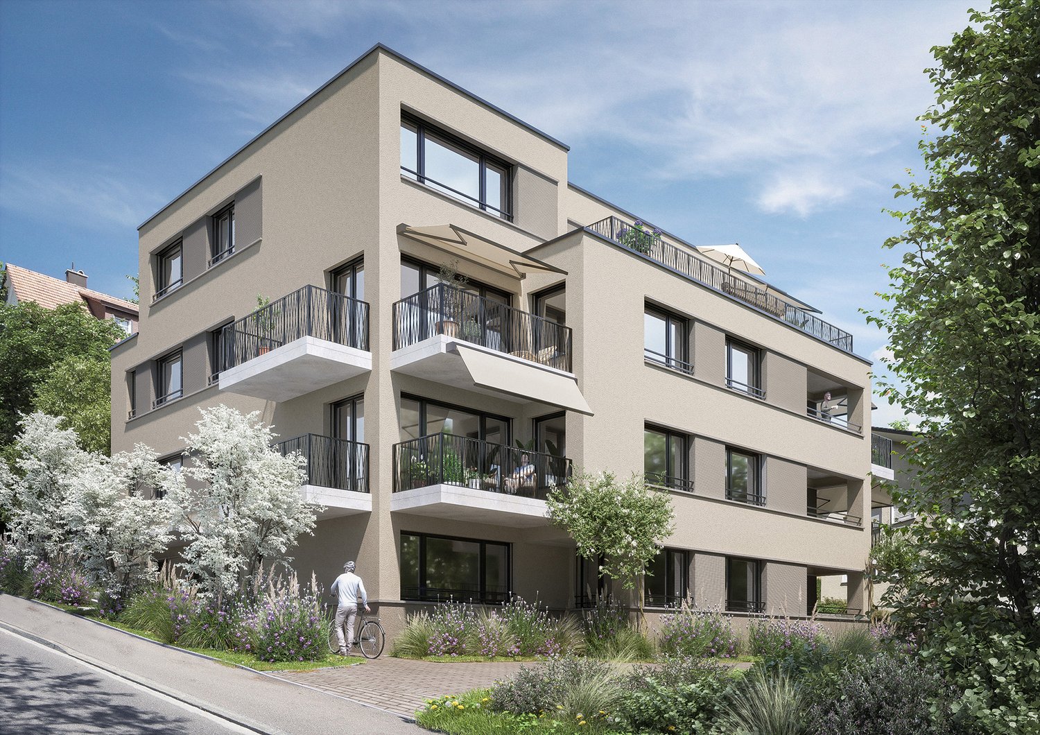 Hochwertige Neubauwohnung im Erdgeschoss mit zusätzlichem Studio für flexible Nutzung - Bild 2