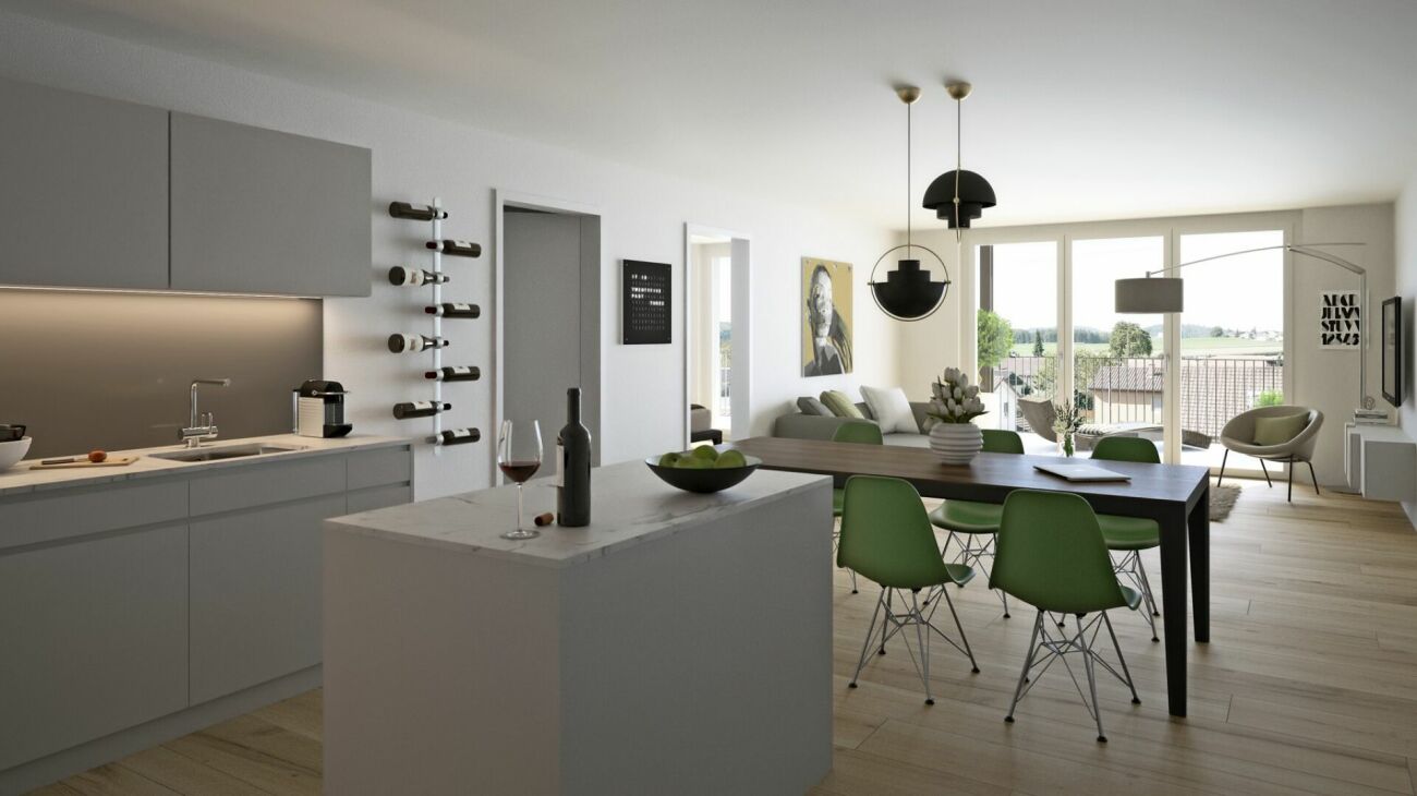 Einziehen und wohlfühlen - Moderne 2.5-Zimmerwohnung im Erstbezug! - Bild 1