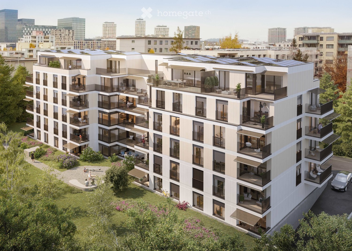 Charmante 3.5-Zimmer-Dachwohnung im Neubau – Unterfeldstrasse 40, Zürich 8050 - Bild 1