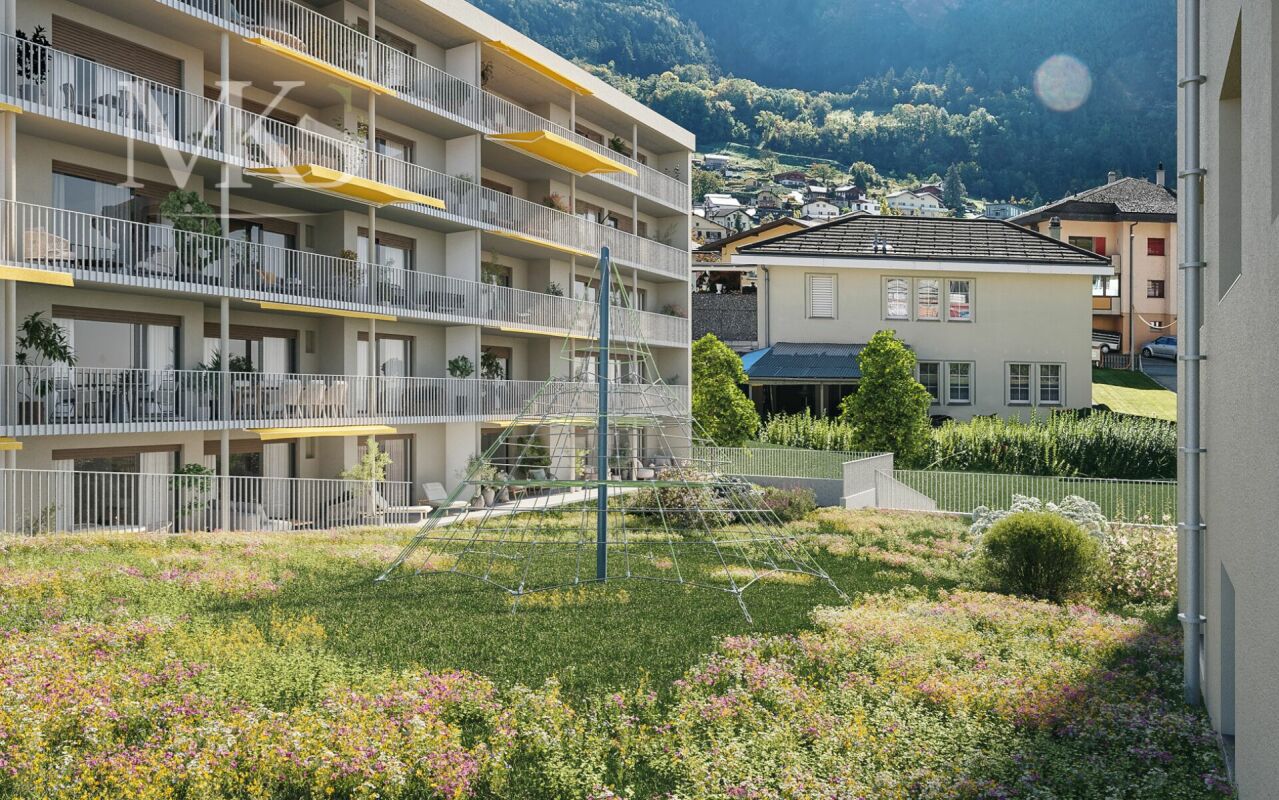 Moderne 1.5-Zimmer-Neubauwohnung mit zeitgemässem Komfort in Visp - Bild 1