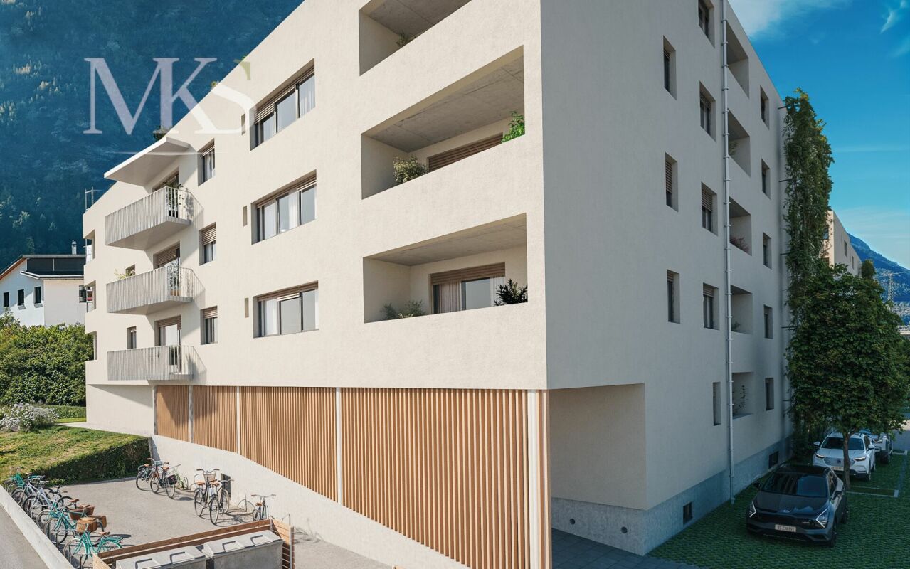 Moderne 2.5-Zimmer-Neubauwohnung - komfortabel, nachhaltig und zentral in Visp - Bild 2