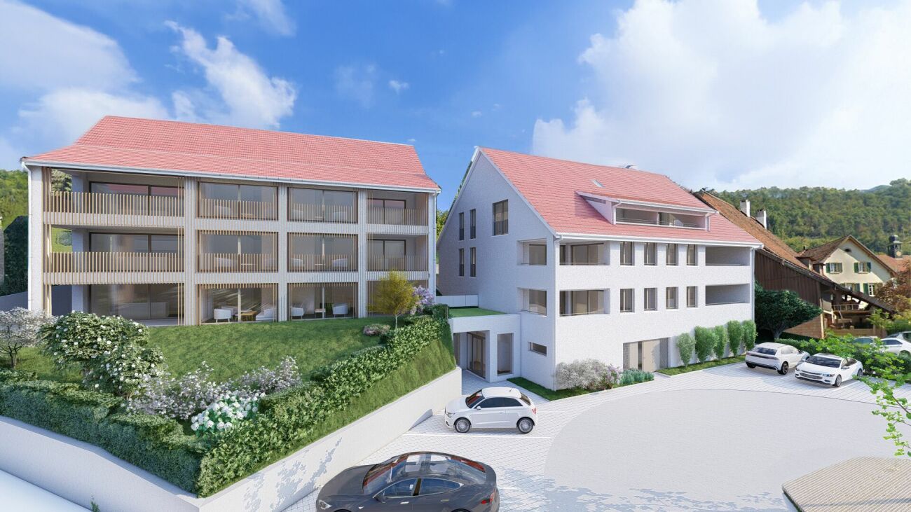 ERSTBEZUG 4.5 Zimmer-Dachwohnung mit ESTH - Aussenansicht
