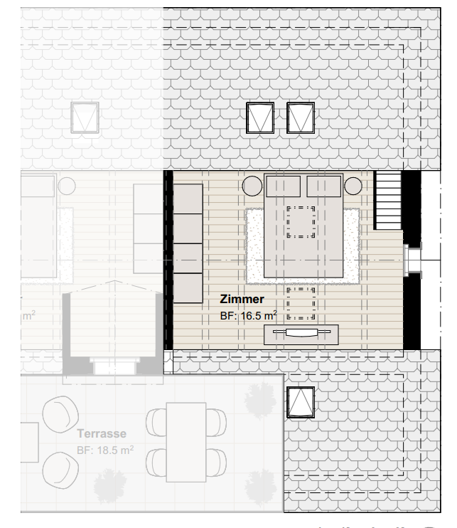 Erstvermietung: Hochwertige 3.5-Zimmerwohnung zu vermieten - Grundriss 3.5 obere Hälfte .png