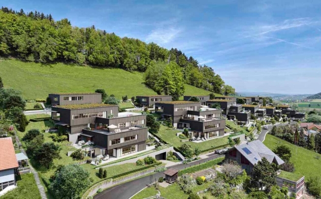 Traumhafte Fernsicht auf Alpstein mit Säntis und Churfirsten - 5.5-Zi.-Terrassenhaus - Bild 1