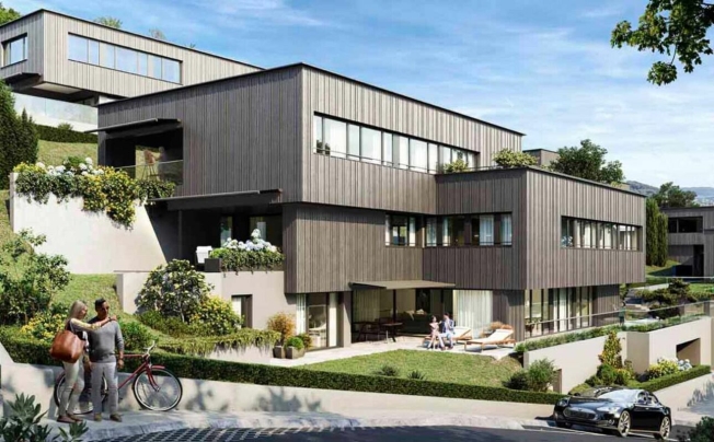 Traumhafte Fernsicht auf Alpstein mit Säntis und Churfirsten - 5.5-Zi.-Terrassenhaus - Bild 10