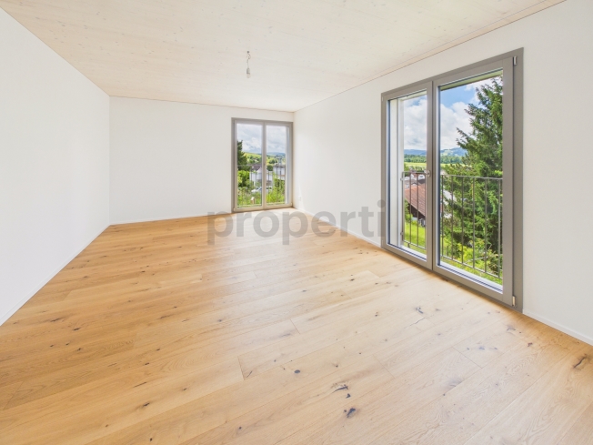Stilvolles, modernes Wohnen mit Naturverbundenheit und Weitblick bis in die Alpen - Bild 7