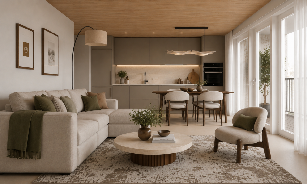 Wohnen mit Weitblick - 3.5 Zimmer-Neubauwohnung, 1. OG links - Bild 1