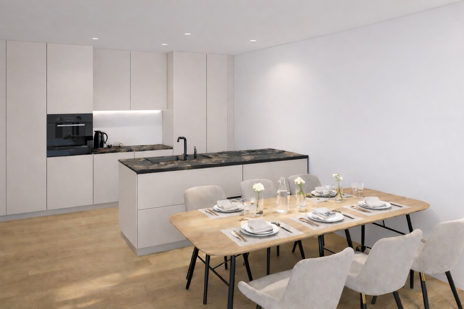 3.5-Zimmer-Neubauwohnung im Projekt "Am Rütenenweg" in Feuerthalen - Küche