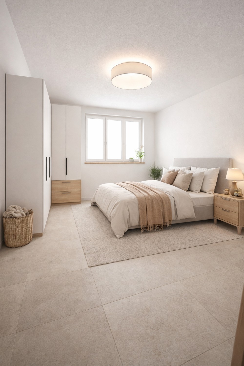 Erstbezug im Eigentumsstandard: 106 m² | 22.8 m² Süd-Balkon | Panorama-Fenster - Grosszügiges Schlafzimmer mit angenehmem Raumgefühl